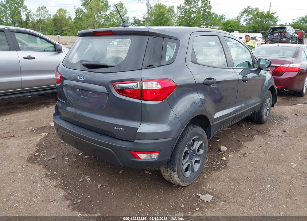 2022 FORD ECOSPORT S VIN: MAJ6S3FLXNC460253