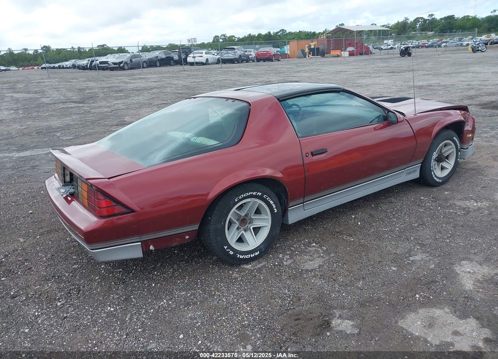 1987 CHEVROLET CAMARO VIN: 1G1FP21H4HN112510