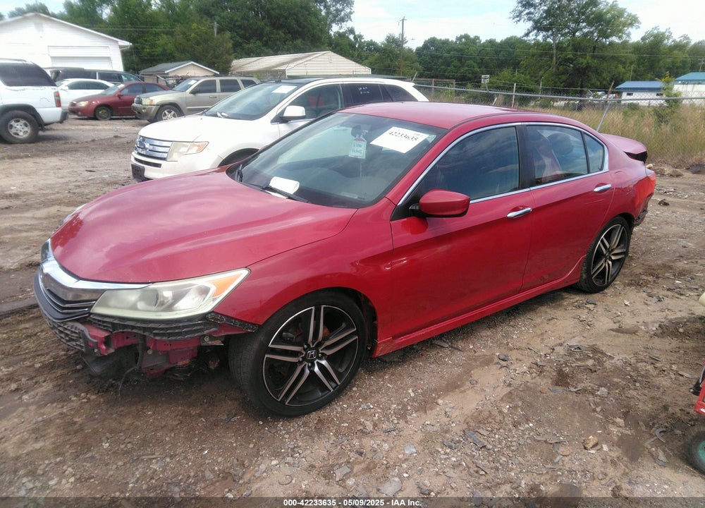 2016 HONDA ACCORD VIN: 1HGCR2F50GA127502