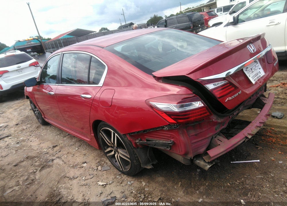 2016 HONDA ACCORD VIN: 1HGCR2F50GA127502