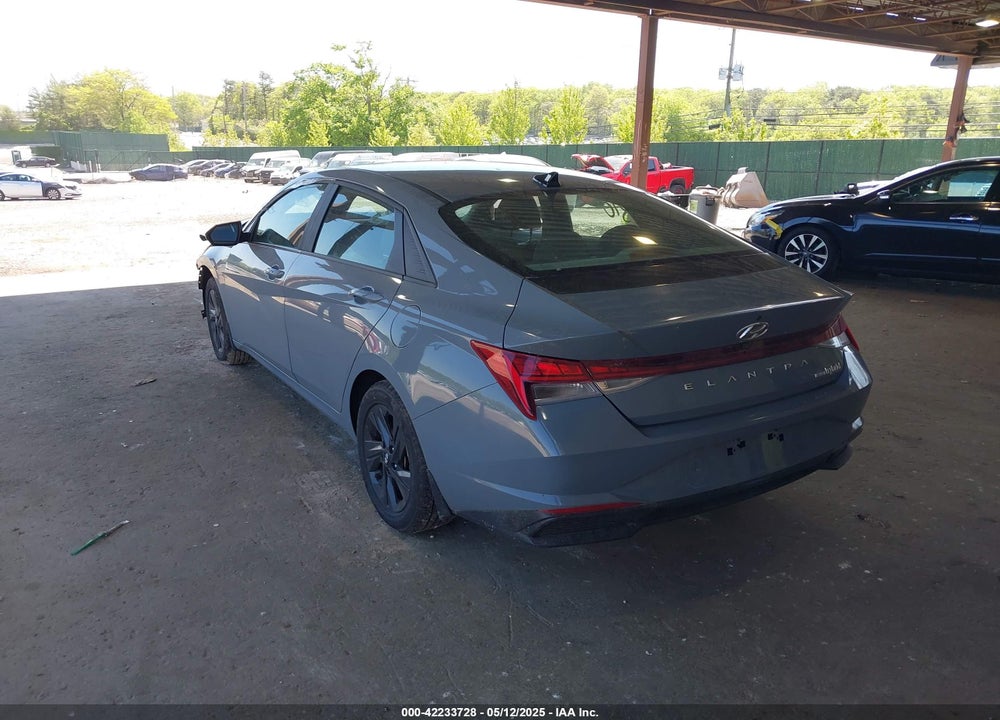 2022 HYUNDAI ELANTRA HYBRID BLUE VIN: KMHLM4AJ1NU024044