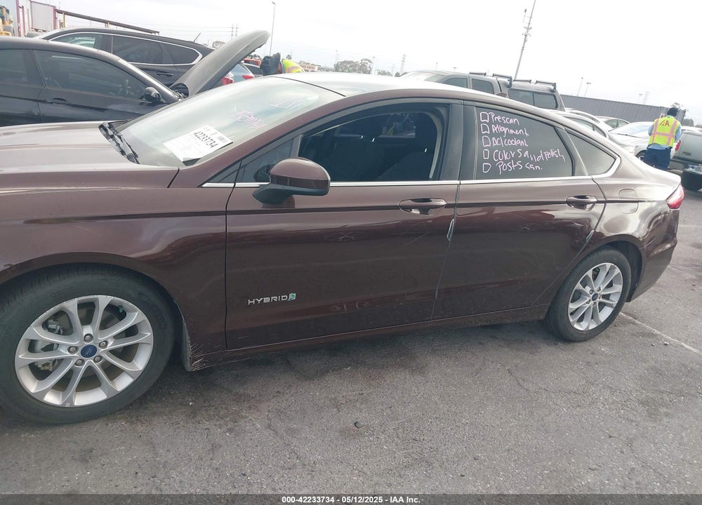 2019 FORD FUSION HYBRID VIN: 3FA6P0LU5KR175048