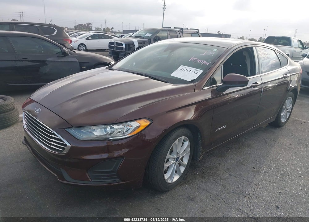 2019 FORD FUSION HYBRID VIN: 3FA6P0LU5KR175048