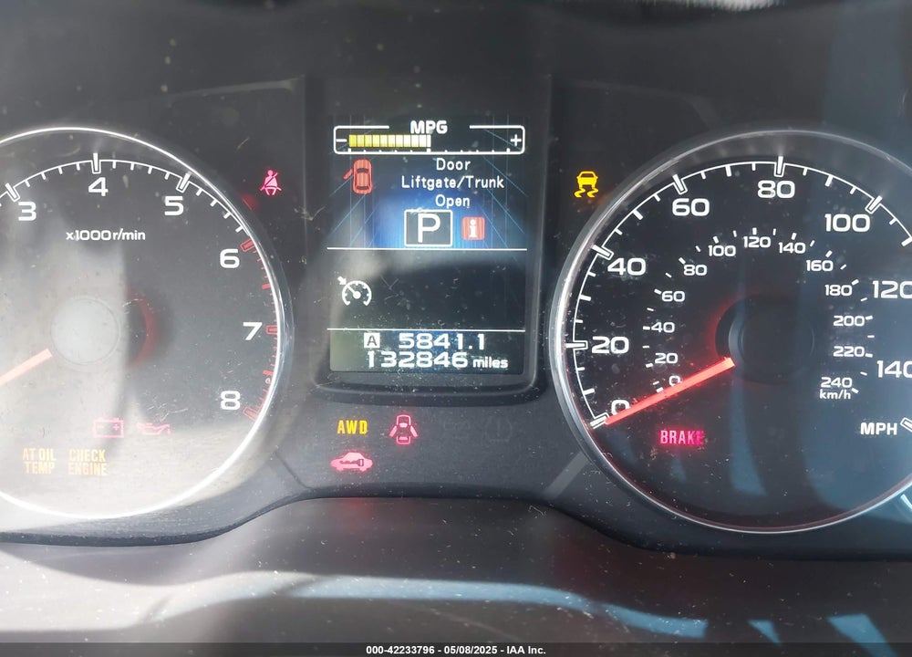 2013 SUBARU OUTBACK VIN: 4S4BRBKC1D3206638