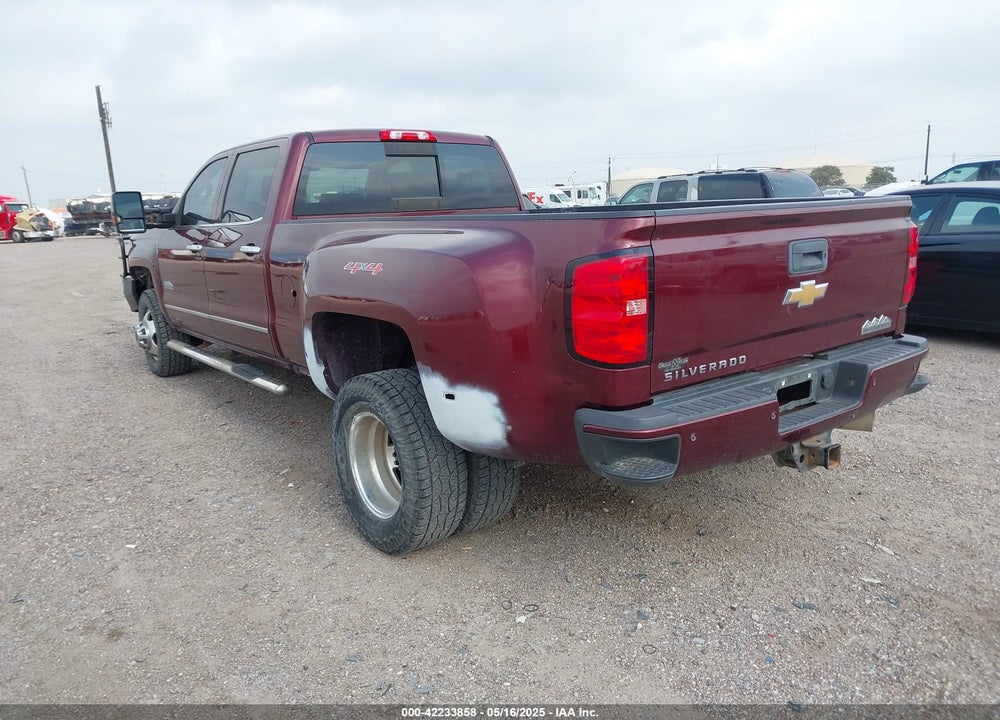 2016 CHEVROLET SILVERADO 3500HD HIGH COUNTRY VIN: 1GC4K1E89GF132889