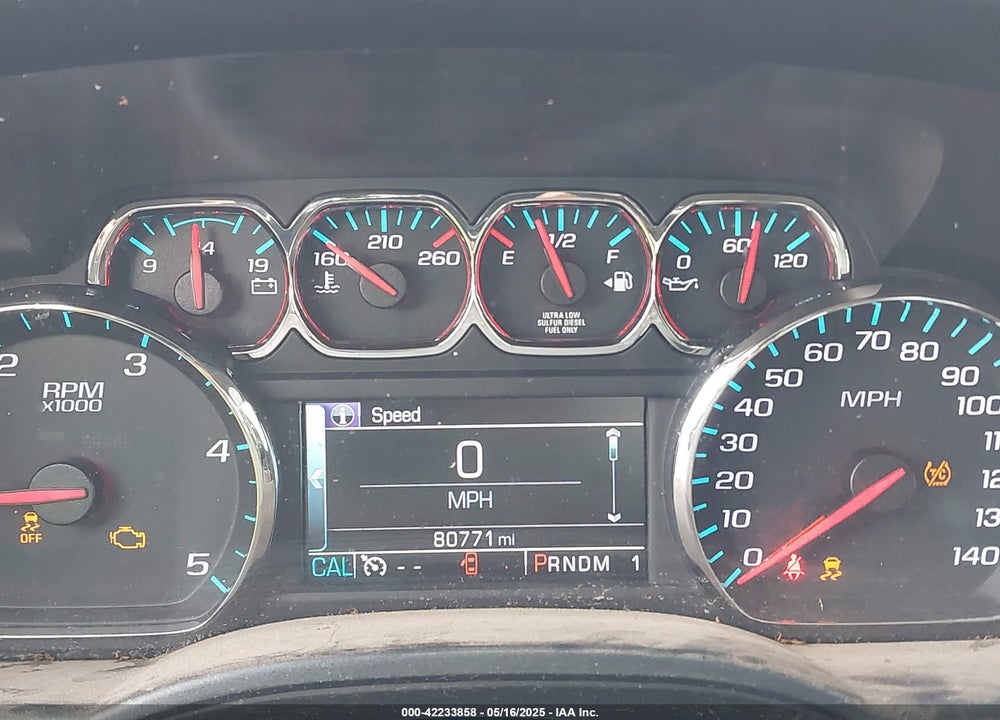 2016 CHEVROLET SILVERADO 3500HD HIGH COUNTRY VIN: 1GC4K1E89GF132889