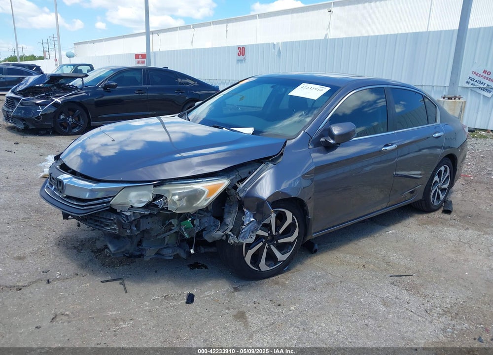2016 HONDA ACCORD EX-L VIN: 1HGCR2F82GA009901