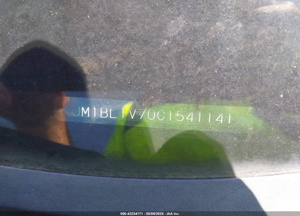 2012 MAZDA 3 VIN: JM1BL1V70C1541141