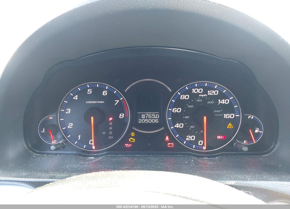 2007 ACURA TSX VIN: JH4CL969X7C012999
