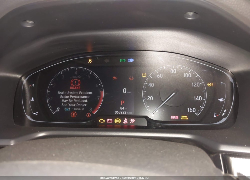 2022 HONDA ACCORD VIN: 1HGCV1F34NA122093