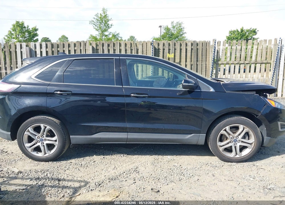 2017 FORD EDGE TITANIUM VIN: 2FMPK4K9XHBB89970