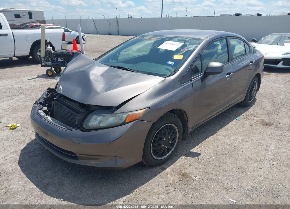 2012 HONDA CIVIC VIN: 19XFB2F51CE065048