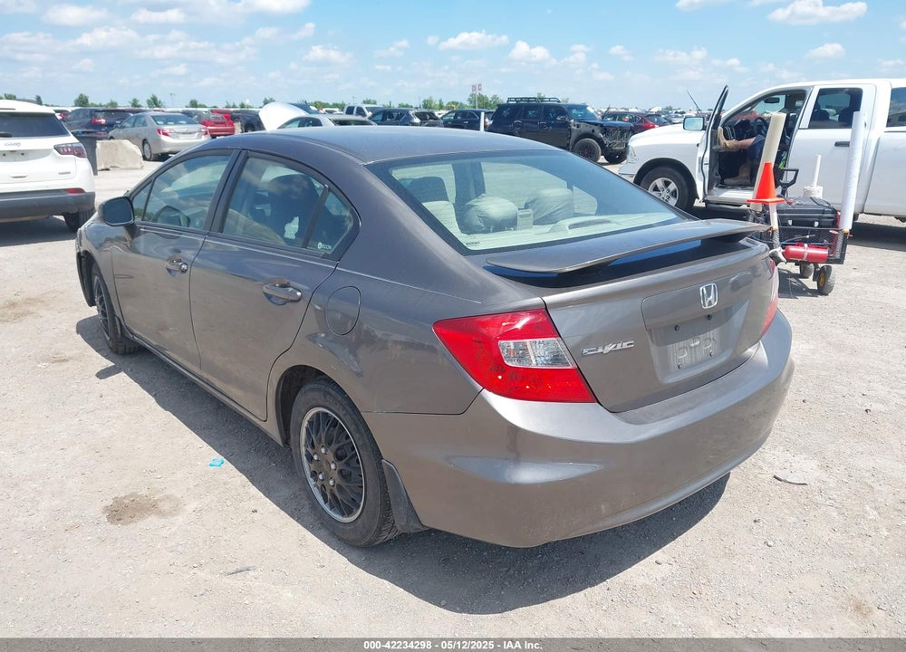 2012 HONDA CIVIC VIN: 19XFB2F51CE065048