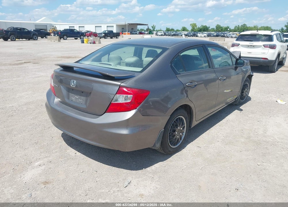 2012 HONDA CIVIC VIN: 19XFB2F51CE065048