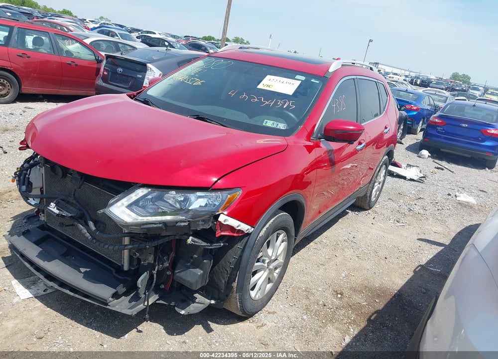 2017 NISSAN ROGUE SV VIN: 5N1AT2MT0HC834447