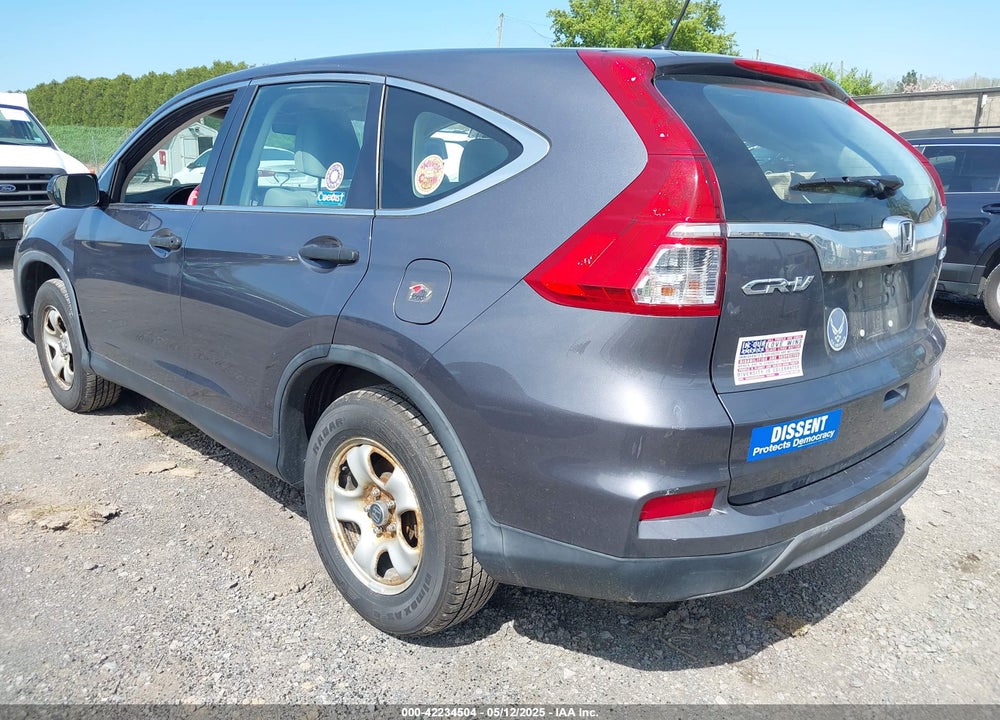 2015 HONDA CR-V LX VIN: 5J6RM4H38FL077945