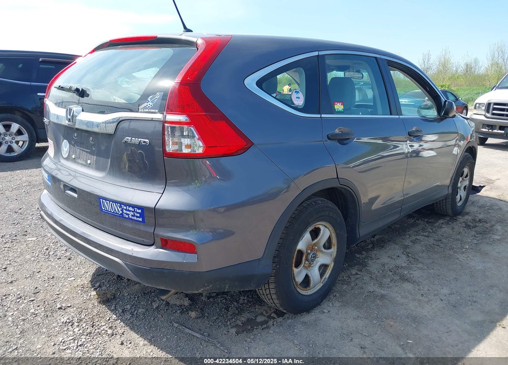 2015 HONDA CR-V LX VIN: 5J6RM4H38FL077945