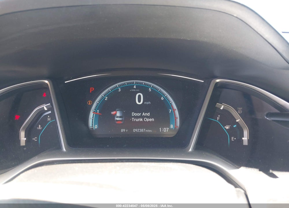 2016 HONDA CIVIC VIN: 19XFC2F76GE247123