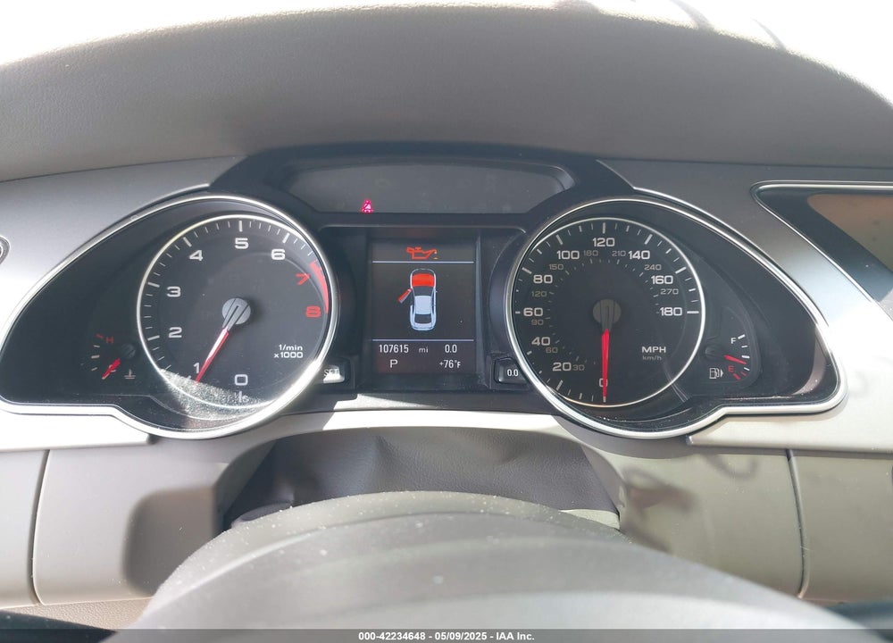 2010 AUDI A5 2.0T PREMIUM VIN: WAUVFAFR3AA008120