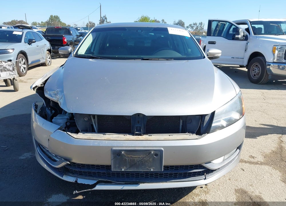 2013 VOLKSWAGEN PASSAT VIN: 1VWBN7A38DC134297