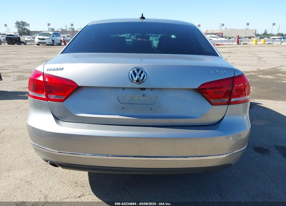 2013 VOLKSWAGEN PASSAT VIN: 1VWBN7A38DC134297