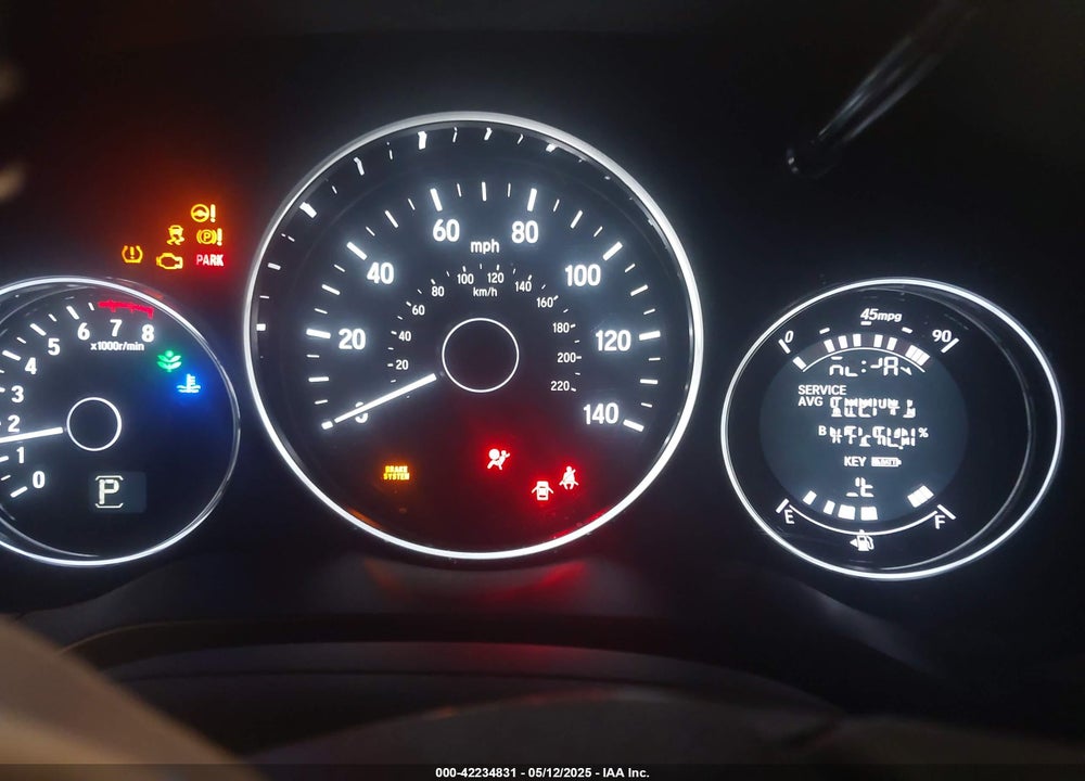 2019 HONDA HR-V SPORT VIN: 3CZRU6H14KG712533