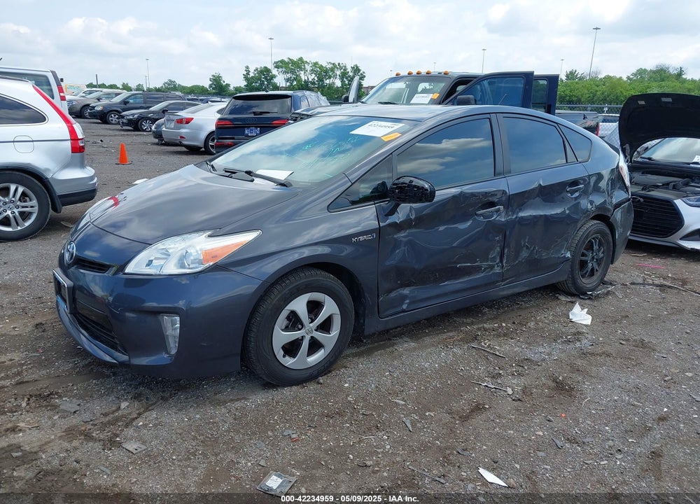 2013 TOYOTA PRIUS VIN: JTDKN3DU9D1702598