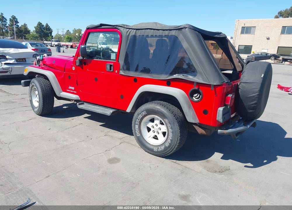 2005 JEEP WRANGLER UNLIMITED VIN: 1J4FA44S65P324248