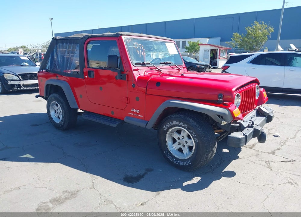 2005 JEEP WRANGLER UNLIMITED VIN: 1J4FA44S65P324248
