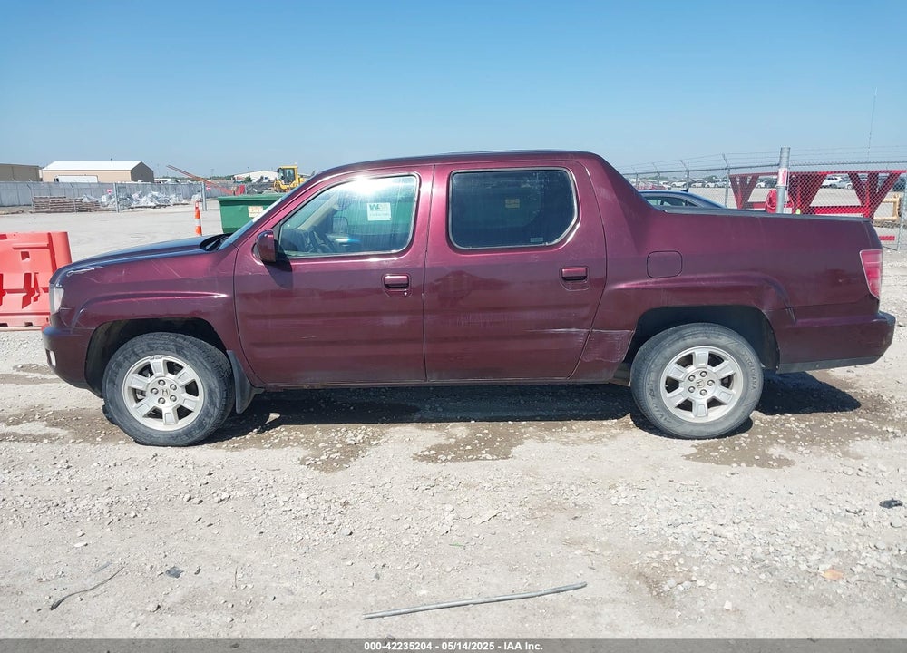 2009 HONDA RIDGELINE RTS VIN: 5FPYK16439B108552