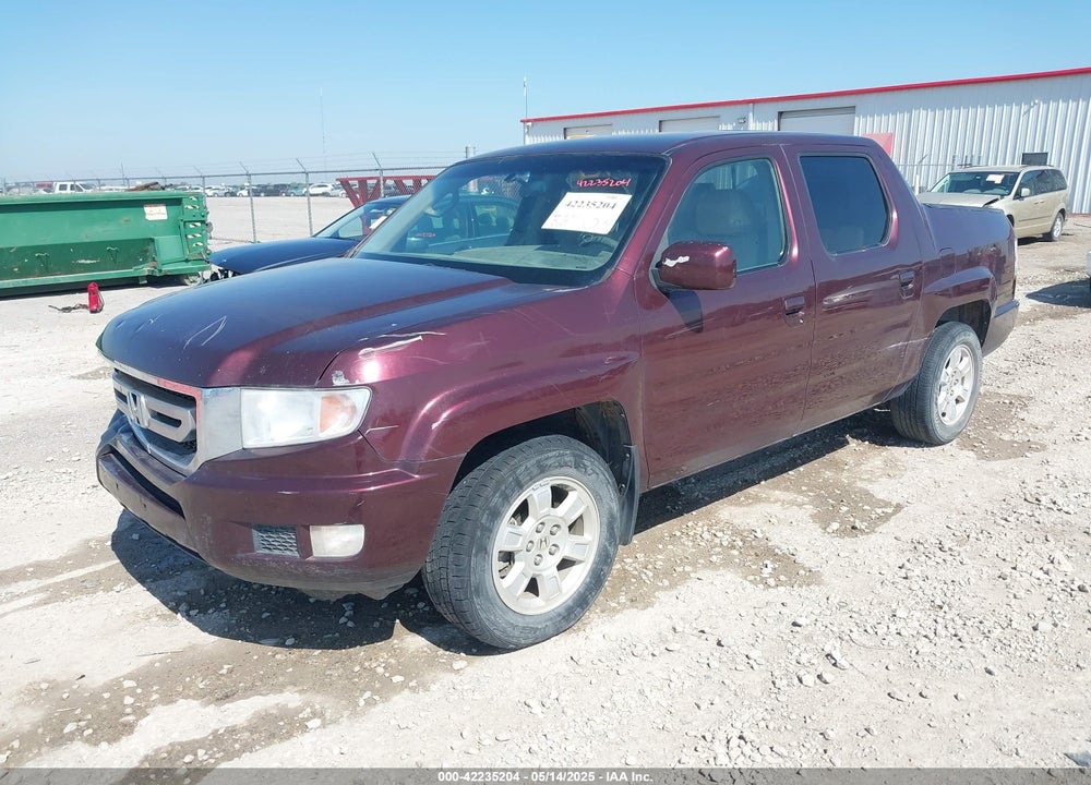 2009 HONDA RIDGELINE RTS VIN: 5FPYK16439B108552