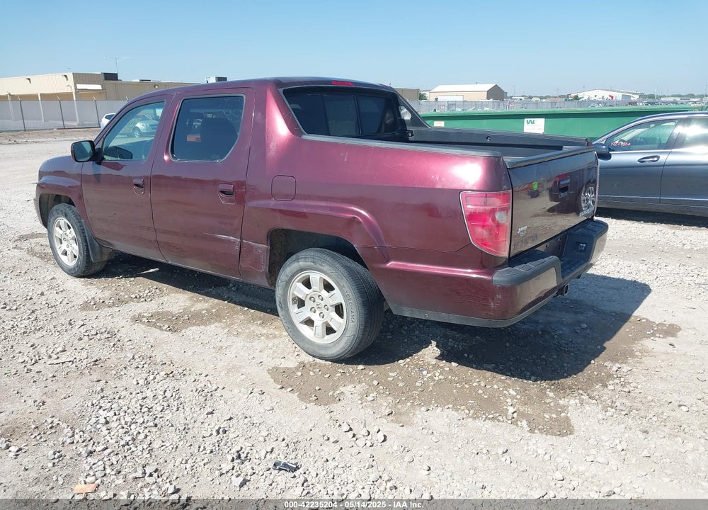 2009 HONDA RIDGELINE RTS VIN: 5FPYK16439B108552