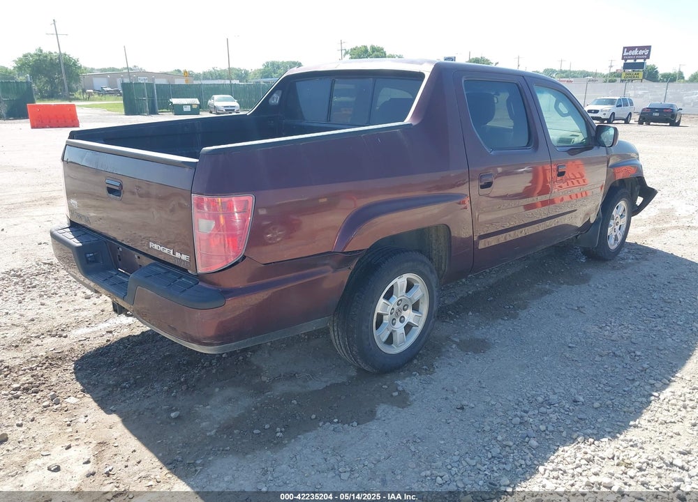 2009 HONDA RIDGELINE RTS VIN: 5FPYK16439B108552
