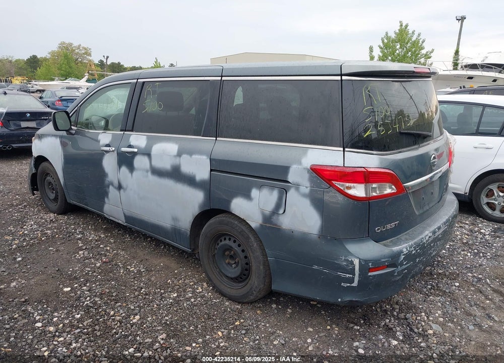2012 NISSAN QUEST S VIN: JN8AE2KP1C9030222