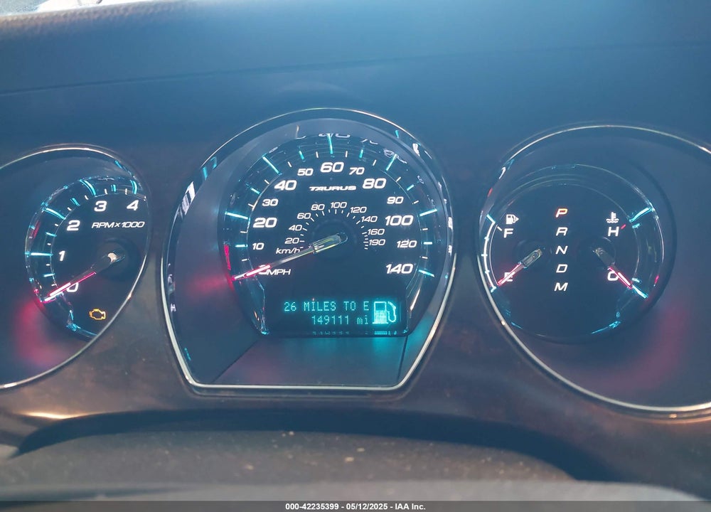 2012 FORD TAURUS VIN: 1FAHP2EW3CG107746