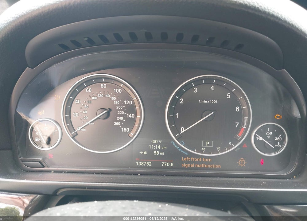 2014 BMW 528I VIN: WBA5A5C53ED502828