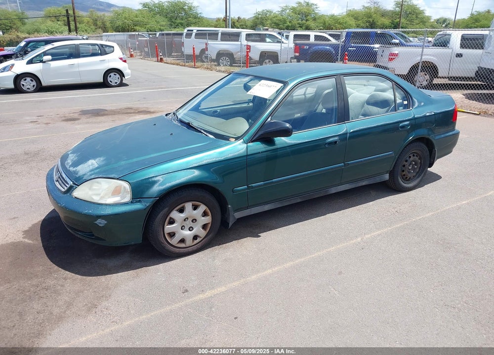 2000 HONDA CIVIC VALUE PACKAGE VIN: 2HGEJ6615YH588508