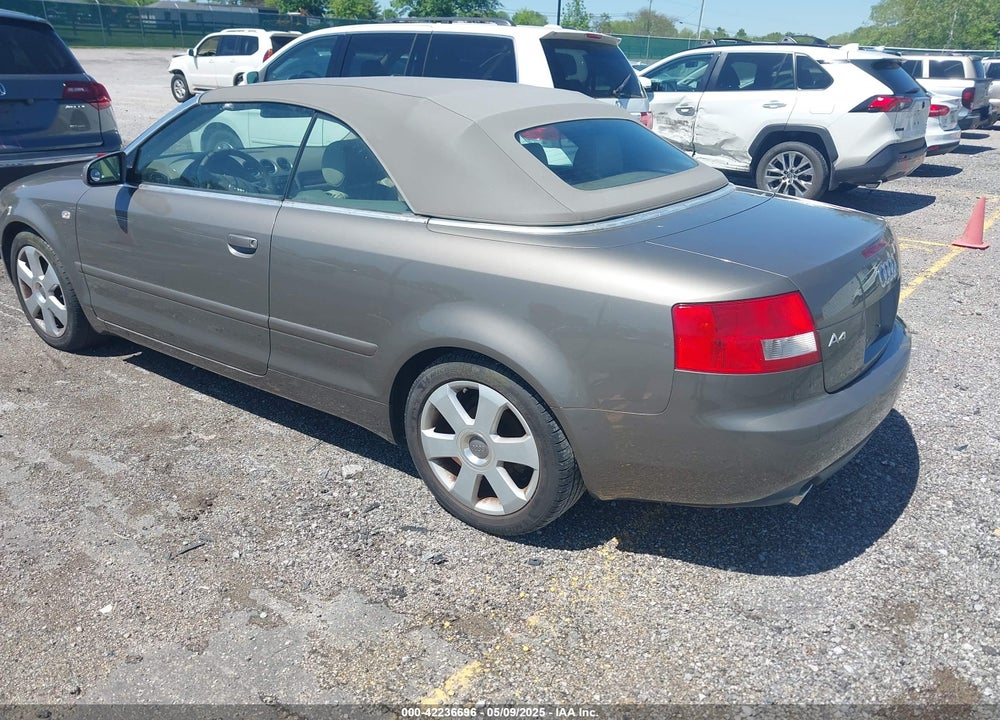 2003 AUDI A4 3.0 VIN: WAUAT48H53K008954
