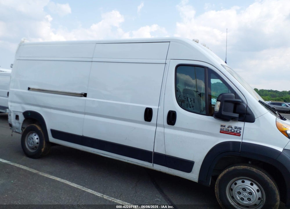 2021 RAM PROMASTER 2500 HIGH ROOF 159 WB VIN: 3C6LRVDG5ME576517