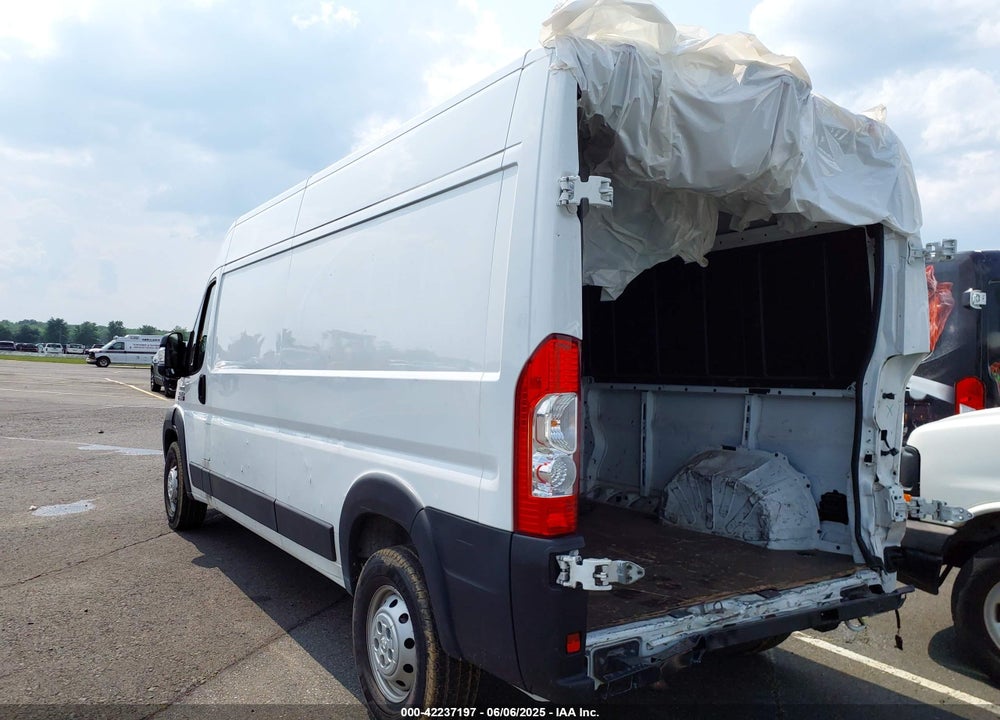 2021 RAM PROMASTER 2500 HIGH ROOF 159 WB VIN: 3C6LRVDG5ME576517