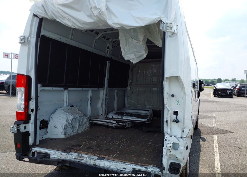 2021 RAM PROMASTER 2500 HIGH ROOF 159 WB VIN: 3C6LRVDG5ME576517