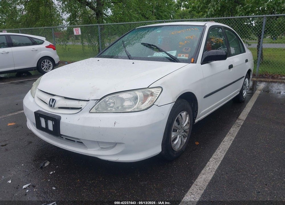 2004 HONDA CIVIC VP VIN: 2HGES16344H608484