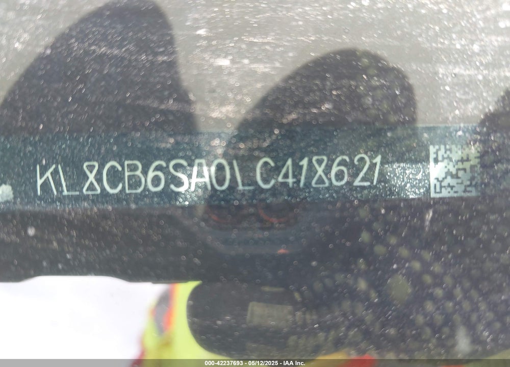 2020 CHEVROLET SPARK VIN: KL8CB6SA0LC418621
