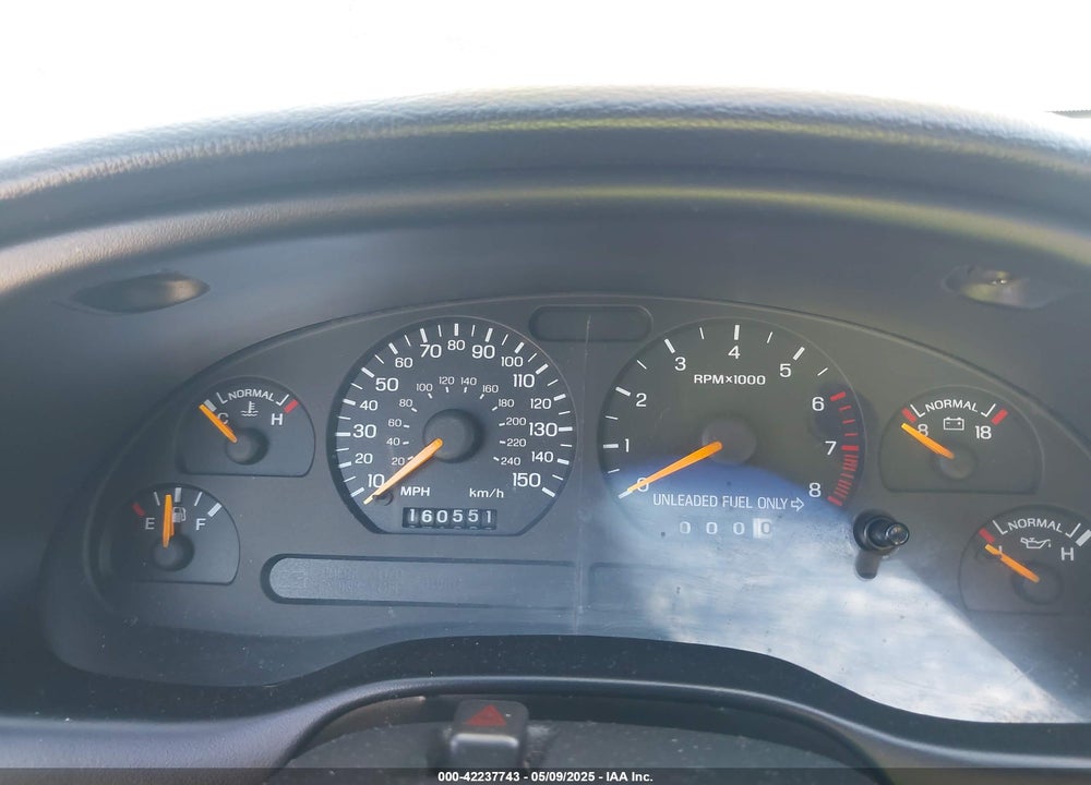 1997 FORD MUSTANG GT VIN: 1FALP42X5VF108991