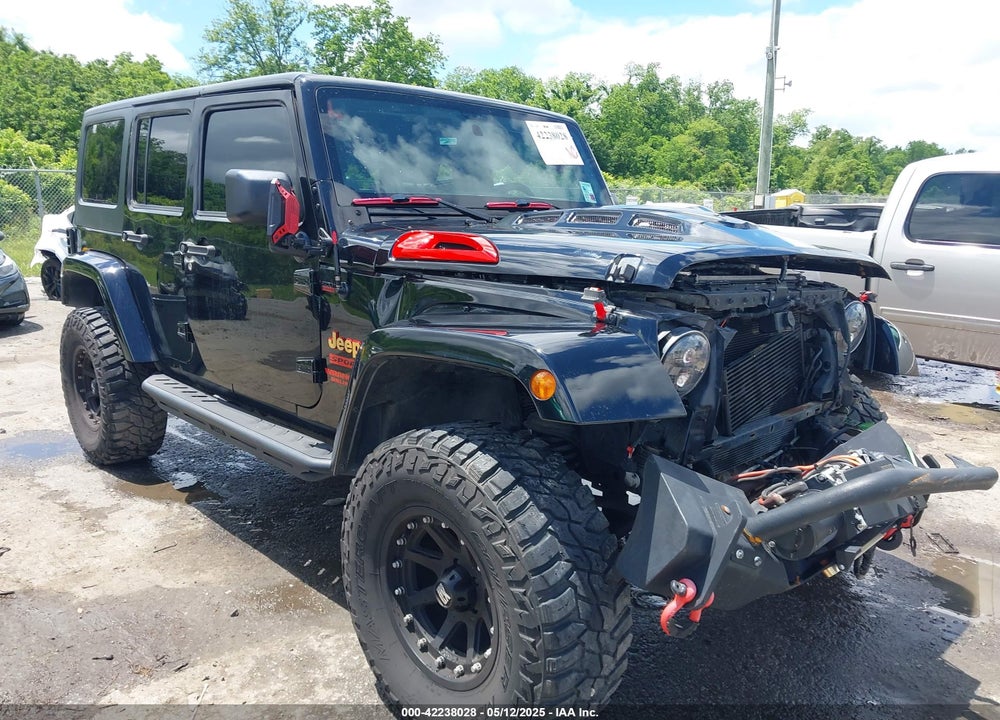 2012 JEEP WRANGLER UNLIMITED SPORT VIN: 1C4BJWDG3CL177595