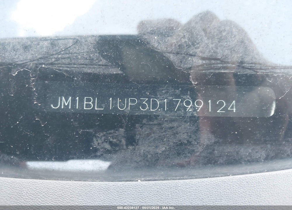 2013 MAZDA 3 I SPORT VIN: JM1BL1UP3D1799124