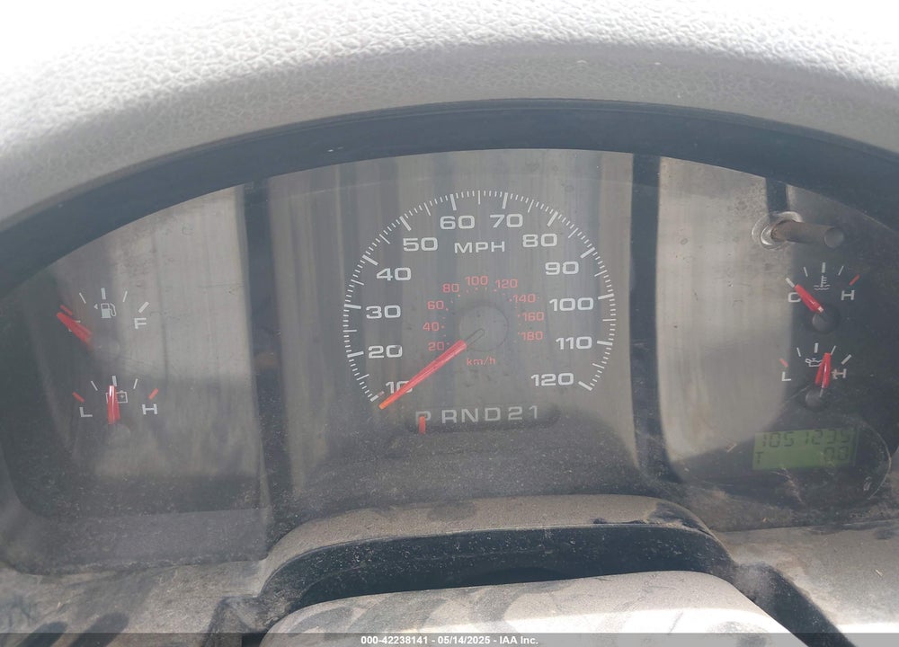 2005 FORD F150 VIN: 1FTRF12W25NB91685
