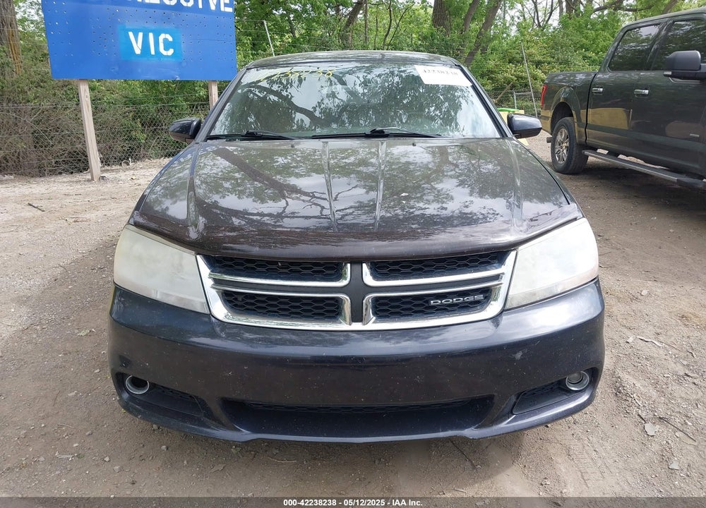 2011 DODGE AVENGER MAINSTREET VIN: 1B3BD1FGXBN595955