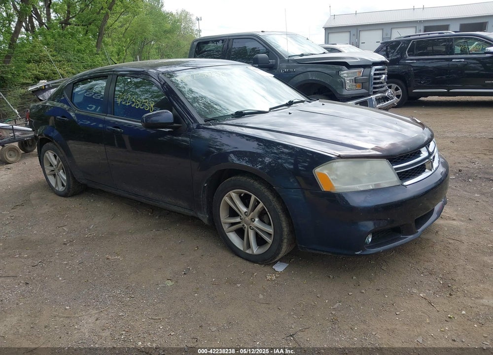 2011 DODGE AVENGER MAINSTREET VIN: 1B3BD1FGXBN595955