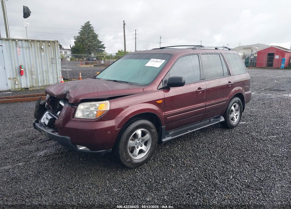 2007 HONDA PILOT VIN: 2HKYF18707H527381
